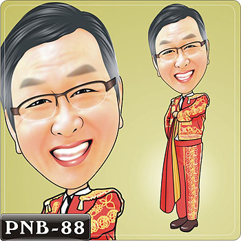 西班牙鬥牛人像Q版漫畫PNB-88